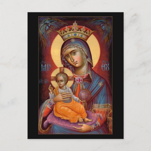 Mary - THEOTOKOS Postkarte (Vorderseite)