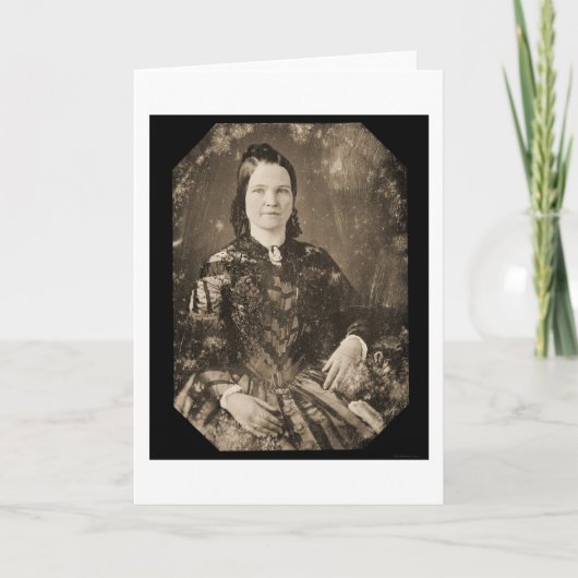 Mary Todd Lincoln Daguerreotype 1846 Karte (Vorderseite)