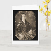 Mary Todd Lincoln Daguerreotype 1846 Karte (Gelbe Blume)