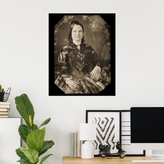Mary Todd Lincoln Daguerreotype 1846 Poster (Heimbüro)