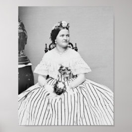 Mary Todd Lincoln Portrait - Circa 1861 Poster