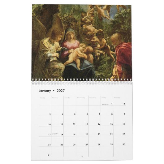 Mary- u. Jesus2012 Kalender (Jan 2027)