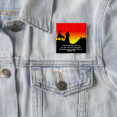 Mary u. Joseph, Bibel-Schrifts-Vers Button (Beispiel)