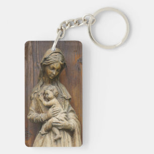 Mary und Baby Jesus Schlüsselanhänger