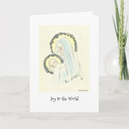Mary und Child Feiertagskarte
