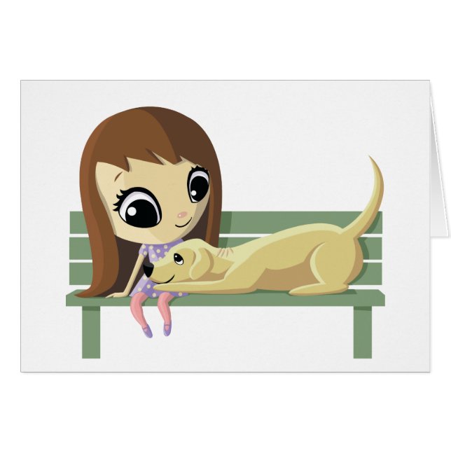 Mary und Crouton der Hund (Vorderseite (Horizontal))