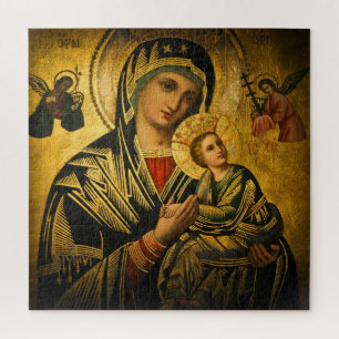 Mary und das Baby Jesus Puzzle