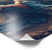 Mary und der Engel Fotodruck (Ecke)