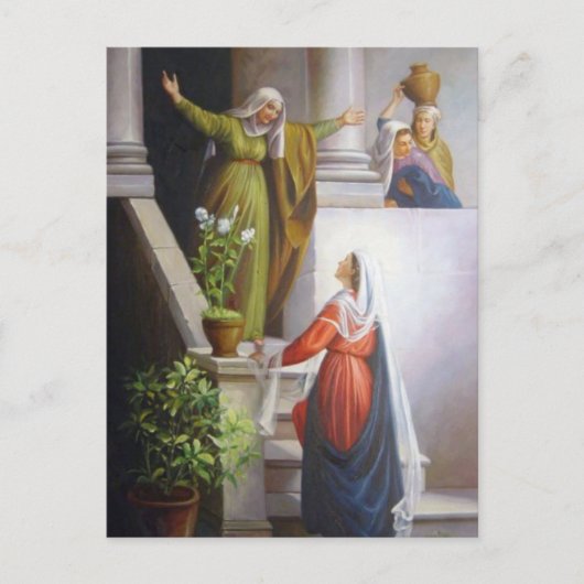 Mary und Elizabeth von Carl Bloch Postcard Postkarte (Vorderseite)