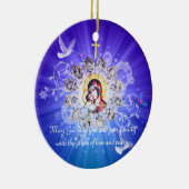 Mary und Jesus Keramik Ornament (Rechts)