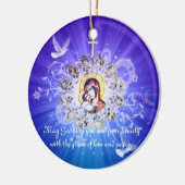 Mary und Jesus Keramik Ornament (Links)