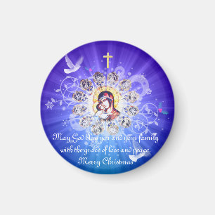 Mary und Jesus Magnet