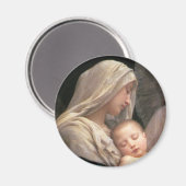 Mary und Jesus Magnet (Vorderseite/Rückseite)