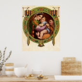Mary und Jesus mit Heiliger Poster (Küche)