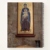 Mary und Jesus Mosaik Notizbuch (Rückseite)