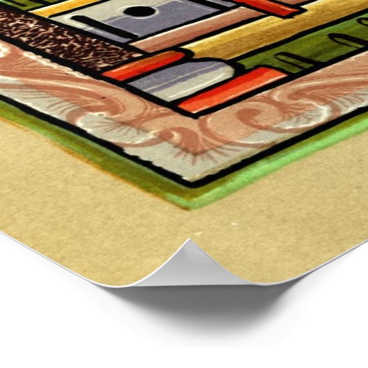 Mary und Jesus Poster (Ecke)