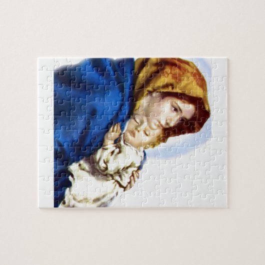 Mary und Jesus Puzzle (Horizontal)