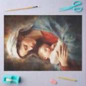 Mary und Jesus Seidenpapier (Basteln)