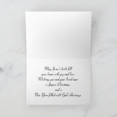 Mary und Jesus Weihnachten (Innenseite)