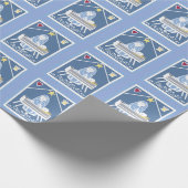 Mary und Jesus Weihnachts-Krippe Geschenkpapier (Ecke)