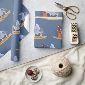 Mary und joseph Christmas Wrapping Geschenkpapier