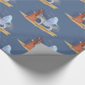 Mary und joseph Christmas Wrapping Geschenkpapier (Ecke)