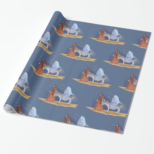 Mary und joseph Christmas Wrapping Geschenkpapier (Ungerollt)