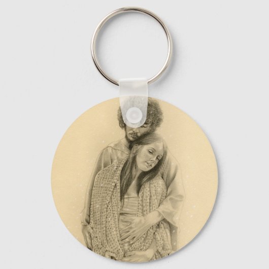 Mary und joseph Schlüsselanhänger (Vorderseite)