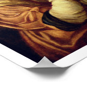 Mary und Martha (Öl auf Tafel) Poster (Ecke)