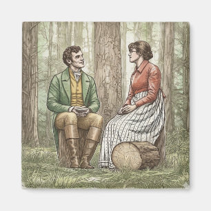 Mary und Tom in "The Other Bennet Sister" Magnet
