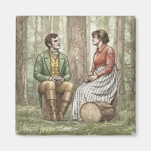 Mary und Tom in "The Other Bennet Sister" Magnet