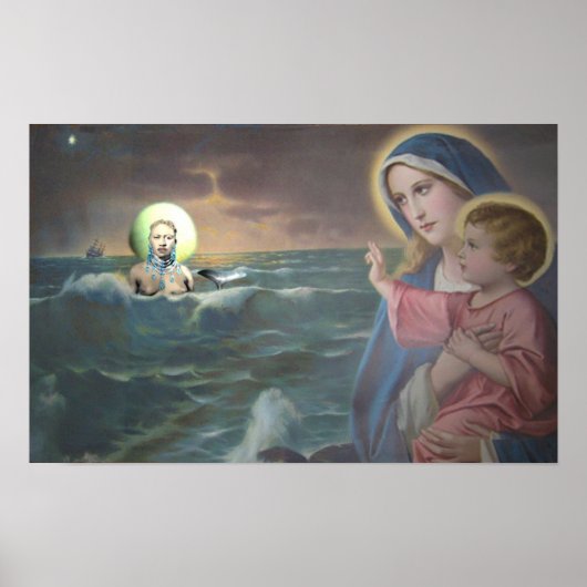 Mary und Yemaya Altar Poster (Vorne)