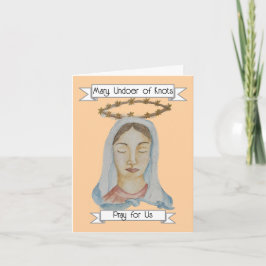 Mary, Undoer of Knots Prayer Card