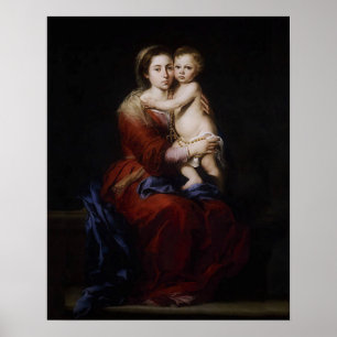 Mary Virgen Maria Rosario Poster von unserer Lady 