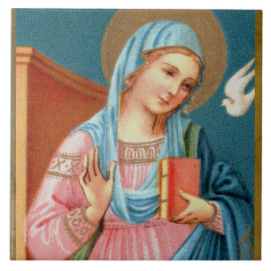 Mary, von F. Lippis Ankündigung (Detail; M 038) Fliese