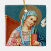 Mary, von F. Lippis Ankündigung (Detail; M 038) Keramikornament (Vorderseite)