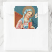 Mary, von F. Lippis Ankündigung (Detail; M 038) Quadratischer Aufkleber (Tasche)