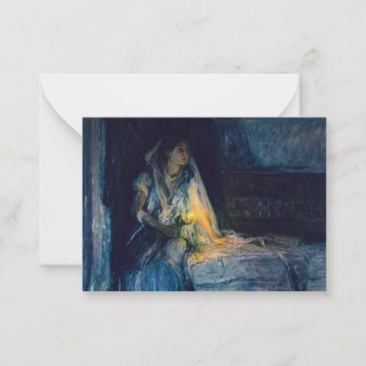 Mary von Henry Ossawa Tanner Mitteilungskarte (Vorderseite)