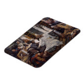 Mary Washing Jesus Feet Magnet (Linke Seite)
