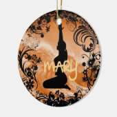 Mary-Weihnachtsverzierung Keramik Ornament (Links)