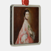 Mary wenig, neuere Dame Carr (Öl auf Leinwand) Silbernes Ornament (Rechts)