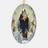 Mary with Angels - Regina Angelorum Keramikornament (Links)