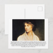 Mary Wollstonecraft - Feminist Postkarte (Vorne/Hinten)