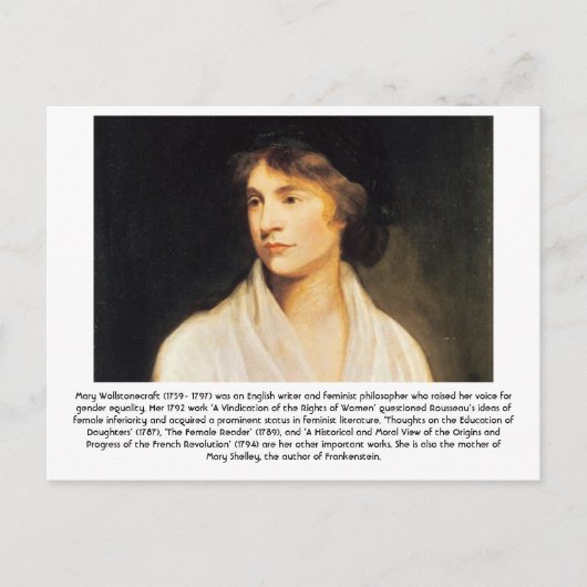 Mary Wollstonecraft - Feminist Postkarte (Vorderseite)