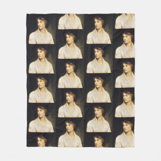 Mary Wollstonecraft Fleecedecke (Vorderseite)
