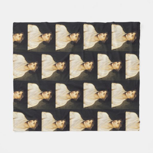 Mary Wollstonecraft Fleecedecke (Vorderseite (Horizontal))