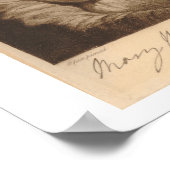 Mary Wollstonecraft Poster (Ecke)
