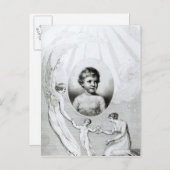 Mary Wollstonecraft Shelley als Kind Postkarte (Vorne/Hinten)