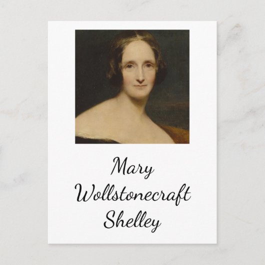 Mary Wollstonecraft Shelley[- Frankenstein Author Postkarte (Vorderseite)