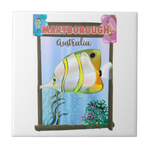 Maryborough Australia Tropenposter Fliese